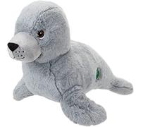 VFM - Seal Soft Toy Grey 40cm Eco Friendly Toy - Super Soft Cuddly Ocean Animal Fluffy Plush With Embroidered Details Made From 100% Recycled Material - Your Planet