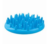 VFM - Slow Feeder Dog Bowl, Cat Bowl, Dog Bowl To Slow Down Eating, Puzzle Feeder, Feeding Tool for Healthy Pets, Dog Puzzle, Cat Feeders (Blue)