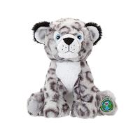 VFM - Snow Leopard 23cm Eco Friendly Toy - Super Soft Cuddly Grey & White Animal Fluffy Plush With Embroidered Details 100% Recycled Material - Your Planet