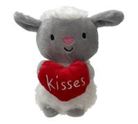 VFM - Valentines Soft Toy Sheep Holding Love Heart Plush Toy Plush Toy Sheep Cute Stuffed Animal,Plushie, Gifts for Birthday, Valentine's Day Christmas- Sheep 15cm