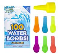 VFM - Water Balloons With Filler, 100Pc Neon Water Bombs, Great for Summertime, Bbqs, Outdoor Use, Parties, Water Fights, Celebrations, Fun for Children, Kids, Adults