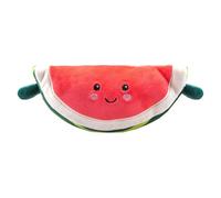 VFM - Watermelon Soft Toy Food Themed Cute Plush Cuddly Yummy Fluffy Stuffed Cute Stuffed Plushie, Gifts for Birthday, Valentine's Day Christmas - 16cm Red