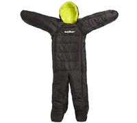 VFM - Wearable Sleeping Bag Black Adults Small/Medium Featherlight - Winter Warmer -Thick - Padded - Camping - Festivals - Outdoor Leisure- Fishing - Survival Equipment