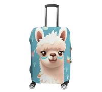 VFMKT Alpaca Patterm Travel Luggage Cover Elastic Washable Suitcase Cover Dustproof Anti-Scratch Suitcase Protector Fits 19-32 Inch Luggage, style, XL