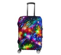 VFMKT Bright Beautiful Colorful Art Travel Luggage Cover Elastic Washable Suitcase Cover Dustproof Anti-Scratch Suitcase Protector Fits 19-32 Inch Luggage, style, L