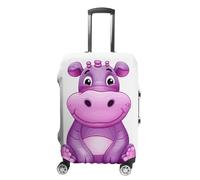 VFMKT Cartoon Purple Hippo Travel Luggage Cover Elastic Washable Suitcase Cover Dustproof Anti-Scratch Suitcase Protector Fits 19-32 Inch Luggage, style, XL