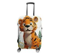 VFMKT Cartoon Tiger Travel Luggage Cover Elastic Washable Suitcase Cover Dustproof Anti-Scratch Suitcase Protector Fits 19-32 Inch Luggage, style, M