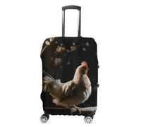 VFMKT Chicken on A Branch Travel Luggage Cover Elastic Washable Suitcase Cover Dustproof Anti-Scratch Suitcase Protector Fits 19-32 Inch Luggage, style, L