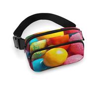 VFMKT Colorful Candy Fanny Pack for Women Men Adjustable Waist Bag Belt Bag for Travel Sports Hiking, 20x13cm, style, style, 20x13cm