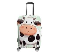 VFMKT Cute Cow Polka Dot Travel Luggage Cover Elastic Washable Suitcase Cover Dustproof Anti-Scratch Suitcase Protector Fits 19-32 Inch Luggage, style, Small