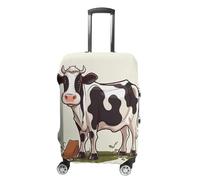 VFMKT Dairy Cow Travel Luggage Cover Elastic Washable Suitcase Cover Dustproof Anti-Scratch Suitcase Protector Fits 19-32 Inch Luggage, style, Small