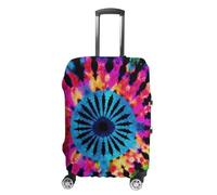 VFMKT Exotic Tribe Tie Dye Style Travel Luggage Cover Elastic Washable Suitcase Cover Dustproof Anti-Scratch Suitcase Protector Fits 19-32 Inch Luggage, style, Small