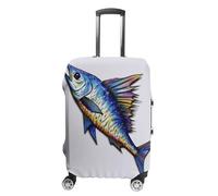 VFMKT Fish Art Travel Luggage Cover Elastic Washable Suitcase Cover Dustproof Anti-Scratch Suitcase Protector Fits 19-32 Inch Luggage, style, Small
