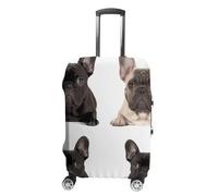 VFMKT French Bulldog Travel Luggage Cover Elastic Washable Suitcase Cover Dustproof Anti-Scratch Suitcase Protector Fits 19-32 Inch Luggage, style, L