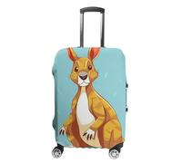 VFMKT Funny Cartoon Kangaroo Zoo Travel Luggage Cover Elastic Washable Suitcase Cover Dustproof Anti-Scratch Suitcase Protector Fits 19-32 Inch Luggage, style, L