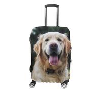 VFMKT Funny Golden Retriever Travel Luggage Cover Elastic Washable Suitcase Cover Dustproof Anti-Scratch Suitcase Protector Fits 19-32 Inch Luggage, style, XL