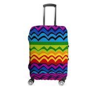 VFMKT Gay Pride Rainbow Pattern Travel Luggage Cover Elastic Washable Suitcase Cover Dustproof Anti-Scratch Suitcase Protector Fits 19-32 Inch Luggage, style, L