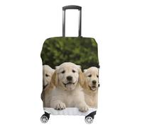 VFMKT Golden Retriever Puppies Travel Luggage Cover Elastic Washable Suitcase Cover Dustproof Anti-Scratch Suitcase Protector Fits 19-32 Inch Luggage, style, L