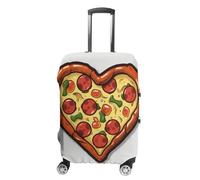 VFMKT I Love Pizza Heart Travel Luggage Cover Elastic Washable Suitcase Cover Dustproof Anti-Scratch Suitcase Protector Fits 19-32 Inch Luggage, style, Small