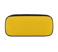 VFMKT Leather Pencil Bag Waterproof Cute Pen Case Travel Cosmetic Makeup Bag Organizer Pen Holder for Men Women,Milk Duck Yellow