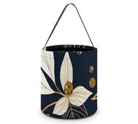 VFMKT Leaves And Berries Halloween Trick Or Treat Bag Reusable Halloween Candy Bucket Candy Bag Grocery Bags with Handles for Halloween Party Supplies Favors, Style, One Size
