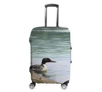 VFMKT Loon Nature Birds Travel Luggage Cover Elastic Washable Suitcase Cover Dustproof Anti-Scratch Suitcase Protector Fits 19-32 Inch Luggage, style, L