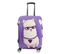 VFMKT Love Alpaca Purple Travel Luggage Cover Elastic Washable Suitcase Cover Dustproof Anti-Scratch Suitcase Protector Fits 19-32 Inch Luggage, style, M