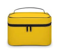 VFMKT Milk Duck Yellow Makeup Bag Portable Travel Cosmetic Bag Zipper Makeup Organizer Toiletry Bag for Women Ladies, Milk Duck Yellow, 25x18x15cm