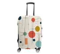 VFMKT Modern Mid Century Travel Luggage Cover Elastic Washable Suitcase Cover Dustproof Anti-Scratch Suitcase Protector Fits 19-32 Inch Luggage, style, Small
