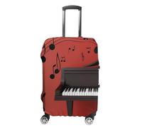 VFMKT Music Note Piano Travel Luggage Cover Elastic Washable Suitcase Cover Dustproof Anti-Scratch Suitcase Protector Fits 19-32 Inch Luggage, style, XL