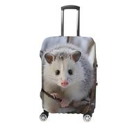 VFMKT Opossum In Snow Travel Luggage Cover Elastic Washable Suitcase Cover Dustproof Anti-Scratch Suitcase Protector Fits 19-32 Inch Luggage, style, Small
