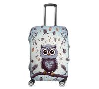 VFMKT Owl Tree Branches Travel Luggage Cover Elastic Washable Suitcase Cover Dustproof Anti-Scratch Suitcase Protector Fits 19-32 Inch Luggage, style, Small