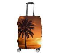 VFMKT Palm Tree Sunset Travel Luggage Cover Elastic Washable Suitcase Cover Dustproof Anti-Scratch Suitcase Protector Fits 19-32 Inch Luggage, style, XL