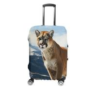 VFMKT Panther Mountain Lion Travel Luggage Cover Elastic Washable Suitcase Cover Dustproof Anti-Scratch Suitcase Protector Fits 19-32 Inch Luggage, style, Small