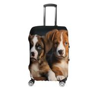 VFMKT Puppies Dogs Pets Animals Travel Luggage Cover Elastic Washable Suitcase Cover Dustproof Anti-Scratch Suitcase Protector Fits 19-32 Inch Luggage, style, M