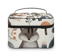 VFMKT Raccoon Animals Makeup Bag Portable Travel Cosmetic Bag Zipper Makeup Organizer Toiletry Bag for Women Ladies, Raccoon Animals, 25x18x15cm
