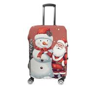 VFMKT Santa Claus Snowman Travel Luggage Cover Elastic Washable Suitcase Cover Dustproof Anti-Scratch Suitcase Protector Fits 19-32 Inch Luggage, style, XL