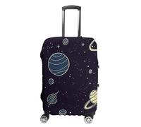 VFMKT Space Star Pattern Travel Luggage Cover Elastic Washable Suitcase Cover Dustproof Anti-Scratch Suitcase Protector Fits 19-32 Inch Luggage, style, XL