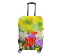 VFMKT Spring Flowers Travel Luggage Cover Elastic Washable Suitcase Cover Dustproof Anti-Scratch Suitcase Protector Fits 19-32 Inch Luggage, style, L
