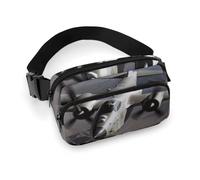 VFMKT US Army Plane Fanny Pack for Women Men Adjustable Waist Bag Belt Bag for Travel Sports Hiking, 20x13cm, style, style, 20x13cm