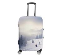 VFMKT Winter Skiing Travel Luggage Cover Elastic Washable Suitcase Cover Dustproof Anti-Scratch Suitcase Protector Fits 19-32 Inch Luggage, style, Small