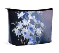 VFMKT Women Makeup Bag for Purse Waterproof Cosmetic Bags A Vase Makeup Pouch with Zipper Travel Toiletry Bag Organizer for Women Ladies, style, One Size
