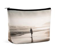 VFMKT Women Makeup Bag for Purse Waterproof Cosmetic Bags Alone at The Beach Makeup Pouch with Zipper Travel Toiletry Bag Organizer for Women Ladies, style, One Size