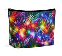 VFMKT Women Makeup Bag for Purse Waterproof Cosmetic Bags Bright Beautiful Colorful Art Makeup Pouch with Zipper Travel Toiletry Bag Organizer for Women Ladies, style, One Size