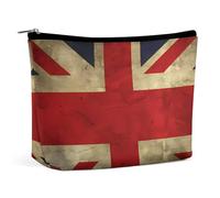 VFMKT Women Makeup Bag for Purse Waterproof Cosmetic Bags British Flag Makeup Pouch with Zipper Travel Toiletry Bag Organizer for Women Ladies, style, One Size