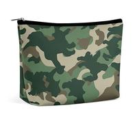 VFMKT Women Makeup Bag for Purse Waterproof Cosmetic Bags Camouflage Green Makeup Pouch with Zipper Travel Toiletry Bag Organizer for Women Ladies, style, One Size