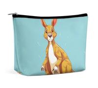 VFMKT Women Makeup Bag for Purse Waterproof Cosmetic Bags Funny Cartoon Kangaroo Zoo Makeup Pouch with Zipper Travel Toiletry Bag Organizer for Women Ladies, style, One Size