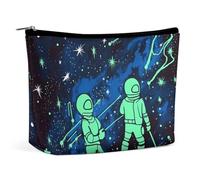 VFMKT Women Makeup Bag for Purse Waterproof Cosmetic Bags Glow In The Dark Makeup Pouch with Zipper Travel Toiletry Bag Organizer for Women Ladies, style, One Size