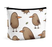 VFMKT Women Makeup Bag for Purse Waterproof Cosmetic Bags Kiwi Birds Cute Makeup Pouch with Zipper Travel Toiletry Bag Organizer for Women Ladies, style, One Size