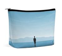 VFMKT Women Makeup Bag for Purse Waterproof Cosmetic Bags Lonely Back Makeup Pouch with Zipper Travel Toiletry Bag Organizer for Women Ladies, style, One Size